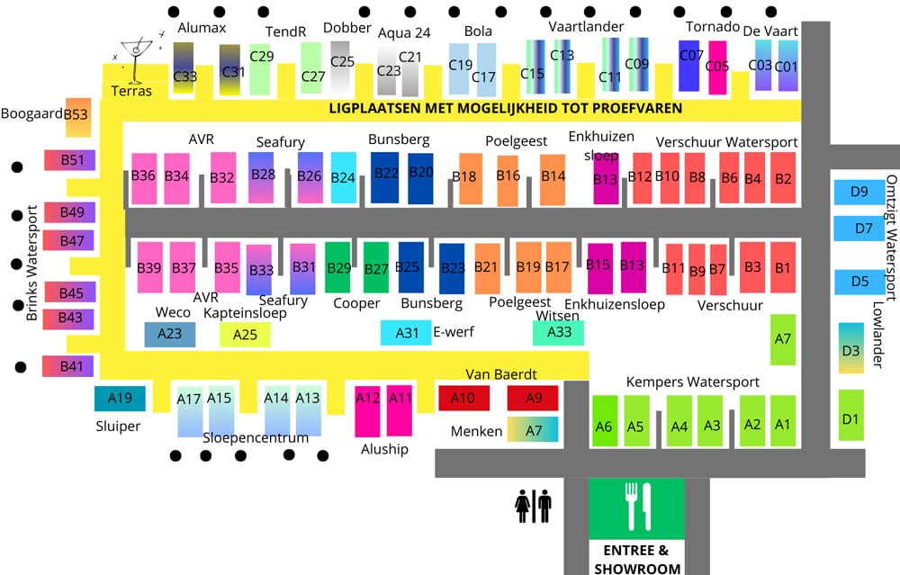 Beurs plattegrond